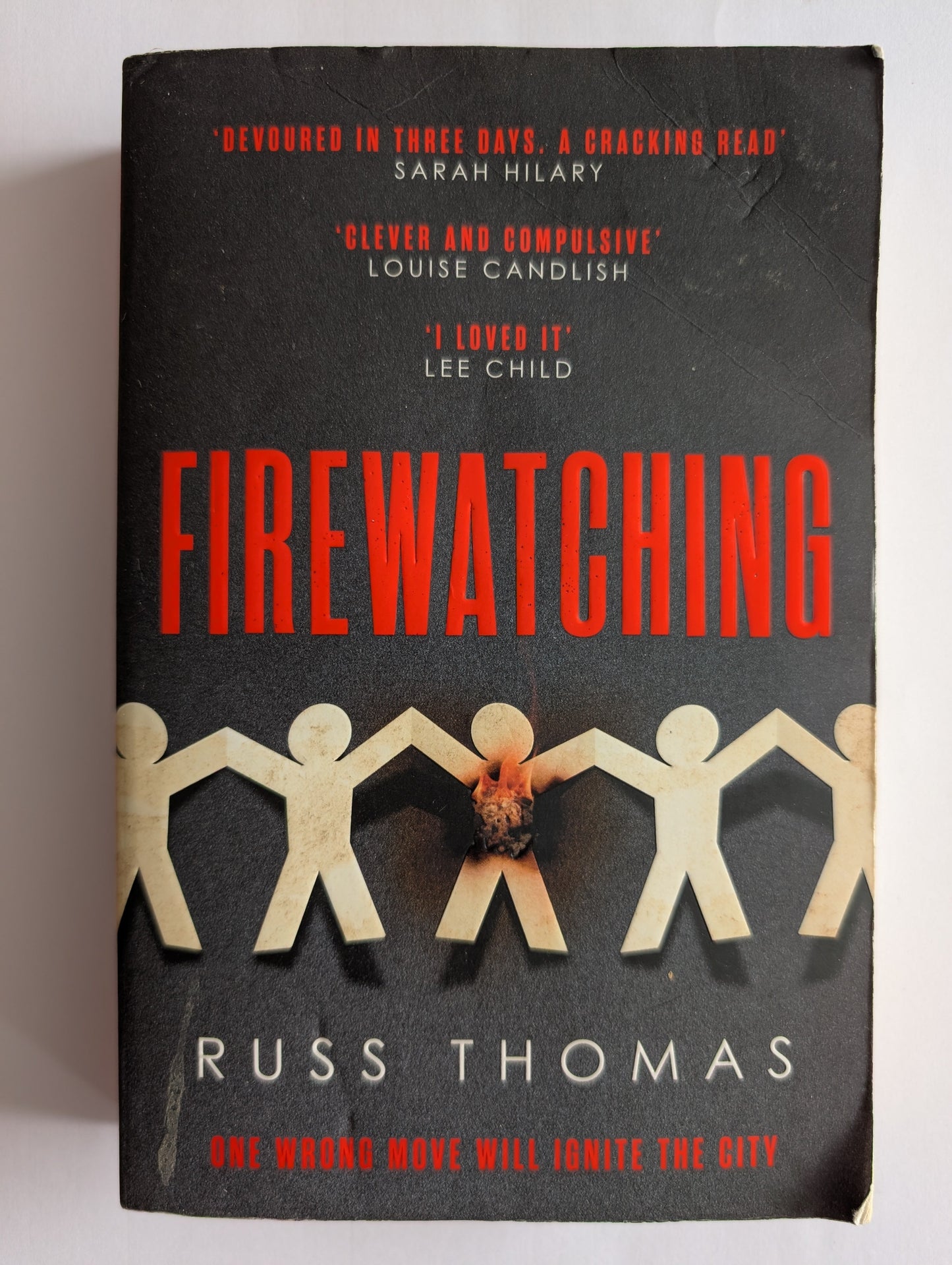 Book cover of 'Firewatching' by Russ Thomas on a white background