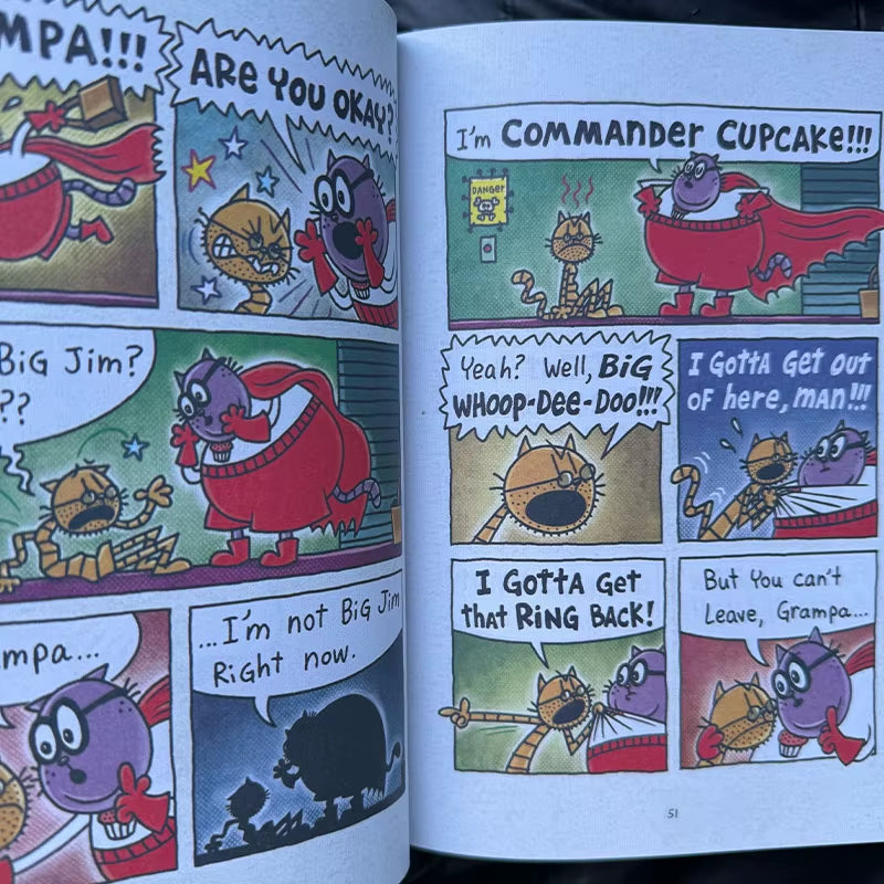 5 Books/Set Dog Man Detective Dog'S Adventures Hardcover New Edition Set Picture English Books Comic