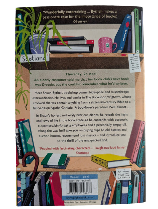 The Diary Of A Bookseller by Shaun Bythell (Paperback 2018) - *Signed By The Author*