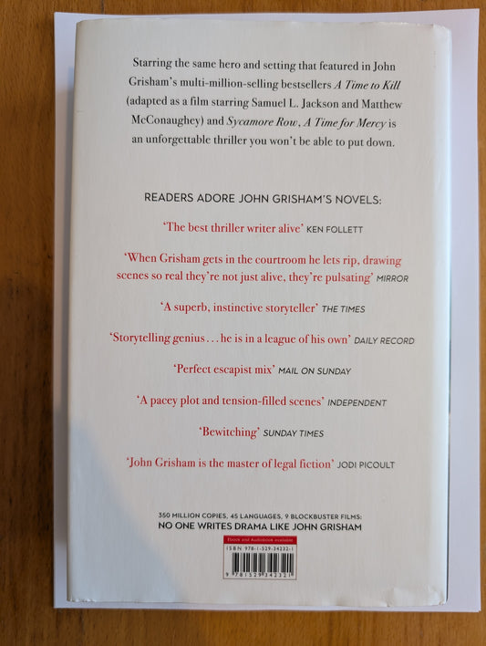 A Time For Mercy by John Grisham (Hardcover, 2020)