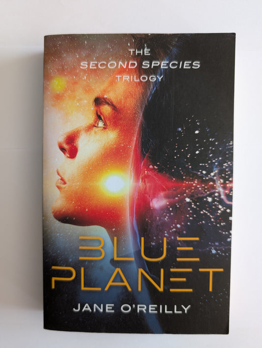 Book cover of 'Planet Blue' by Jane O'Reilly on a white background
