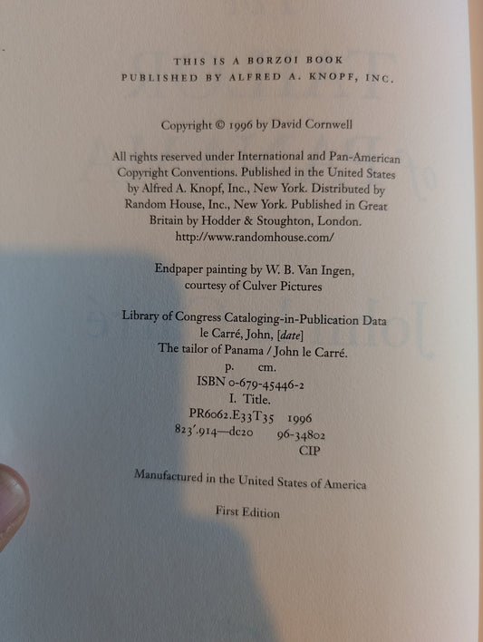Back cover of a book with publisher information and copyright details.