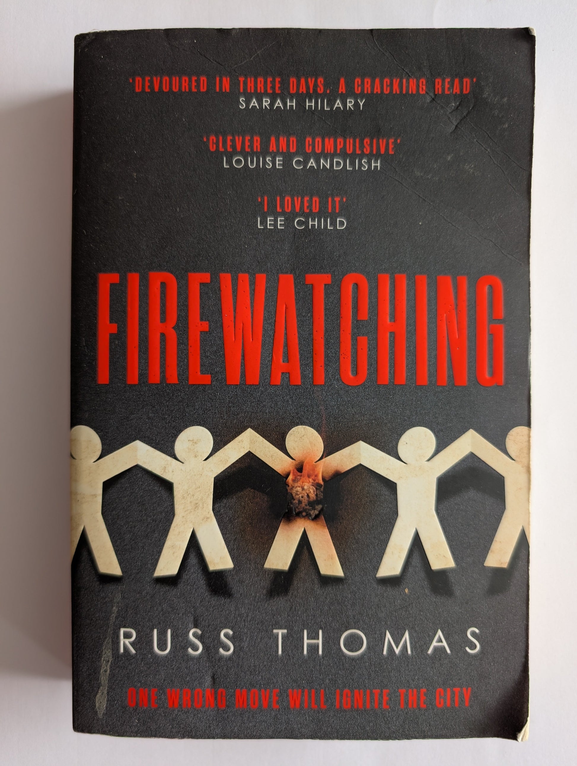 Book cover of 'Firewatching' by Russ Thomas on a white background