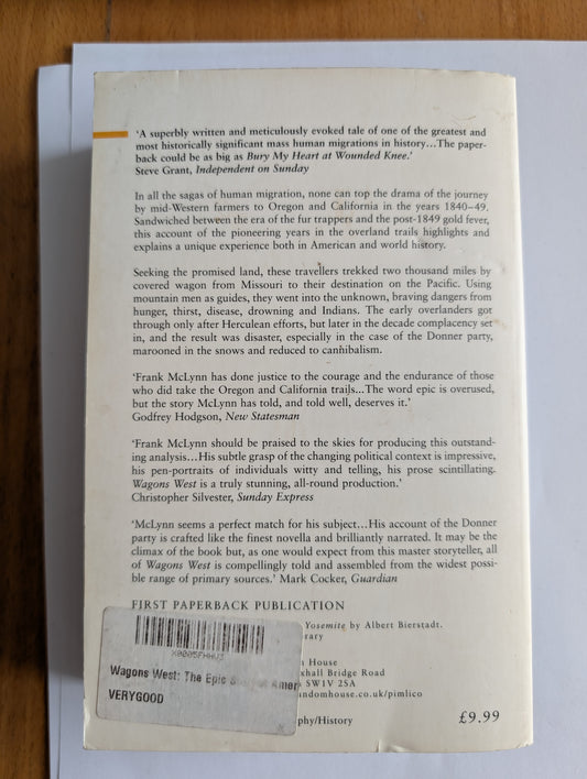 Wagons West by Frank McLynn (Paperback)
