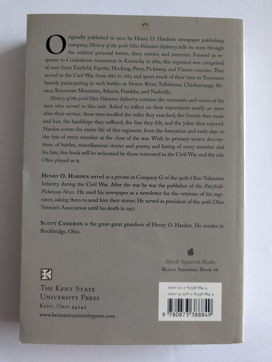 History Of The 90th Ohio Volunteer Infantry by Henry O. Harden (Paperback)