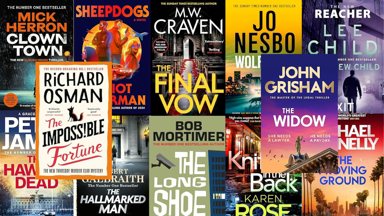 Perfect Crime & Thriller Novel Book Advent Box - 12 Brand New Thrilling Novels To Open And Unwrap
