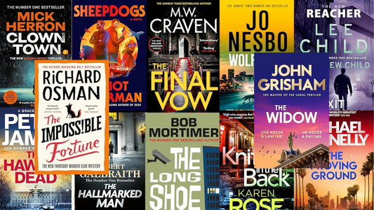 Perfect Crime & Thriller Novel Book Advent Box - 12 Brand New Thrilling Novels To Open And Unwrap